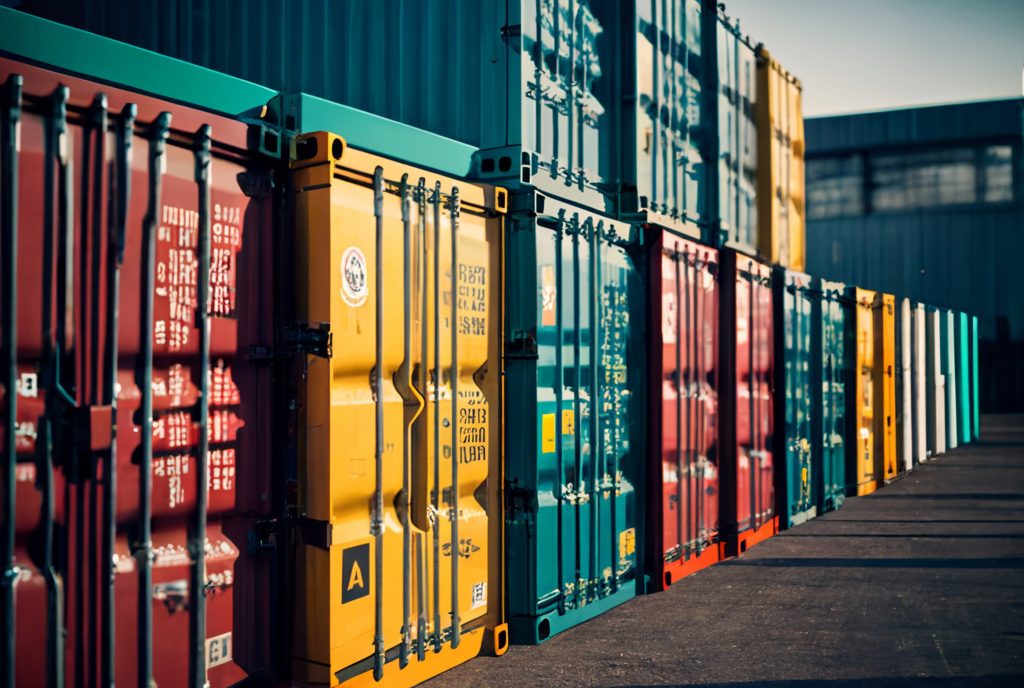 The shipping container is versatile, capable of being stacked on oceanic carriers, transported via train, or loaded on the back of semi trucks.